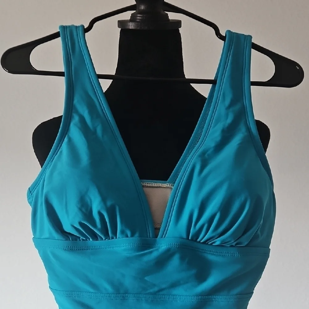Kona Sol Teal One Piece Swimsuit